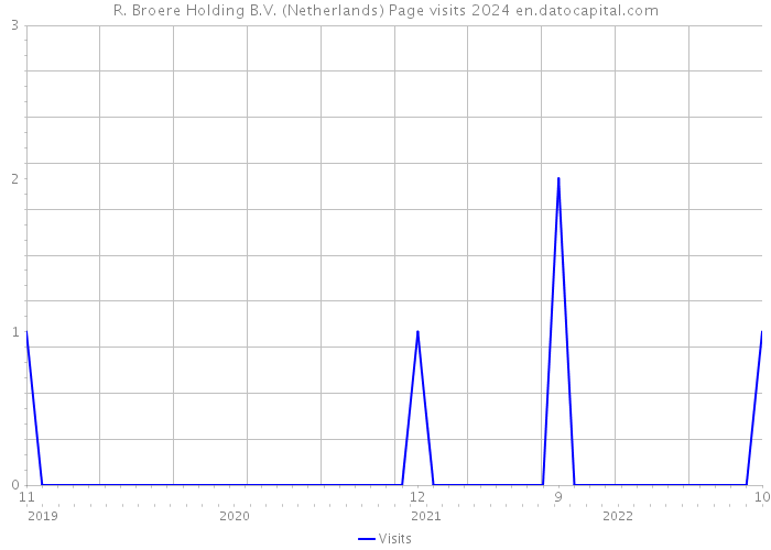R. Broere Holding B.V. (Netherlands) Page visits 2024 