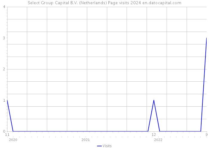 Select Group Capital B.V. (Netherlands) Page visits 2024 