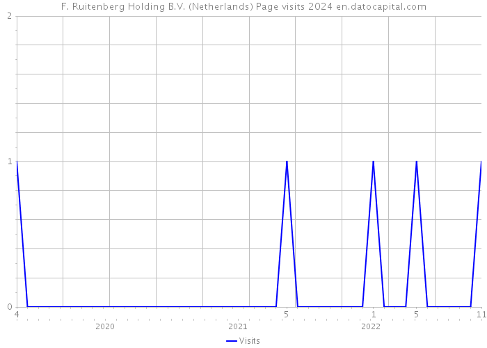 F. Ruitenberg Holding B.V. (Netherlands) Page visits 2024 