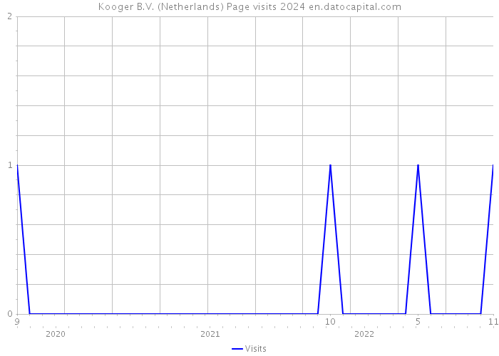Kooger B.V. (Netherlands) Page visits 2024 