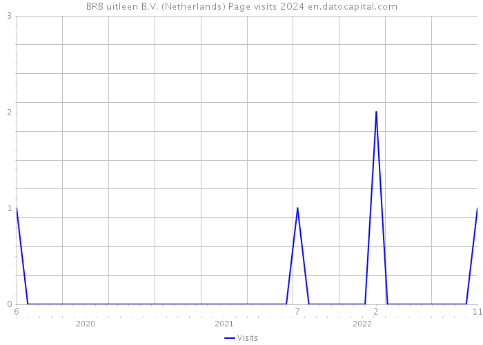 BRB uitleen B.V. (Netherlands) Page visits 2024 