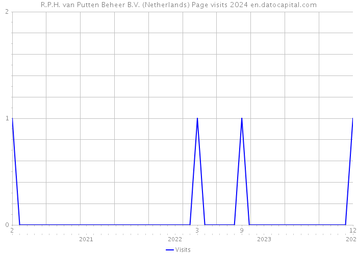 R.P.H. van Putten Beheer B.V. (Netherlands) Page visits 2024 