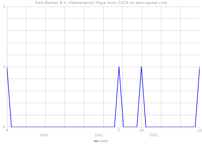 Piels Beheer B.V. (Netherlands) Page visits 2024 