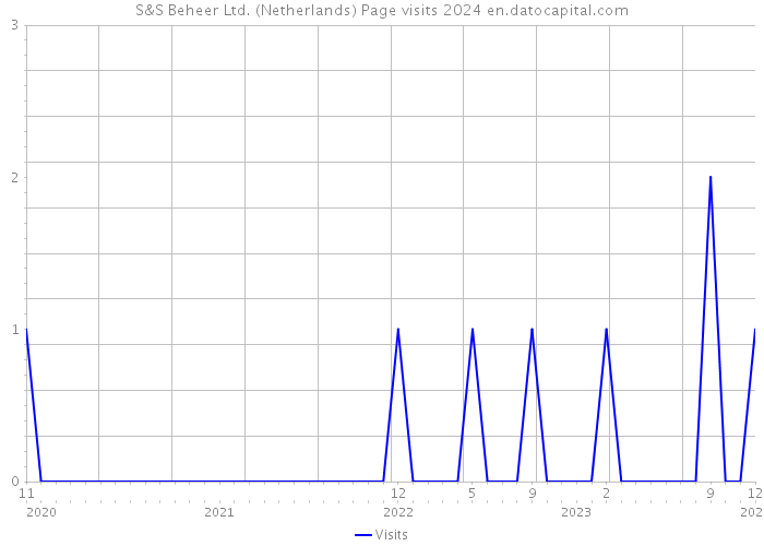 S&S Beheer Ltd. (Netherlands) Page visits 2024 