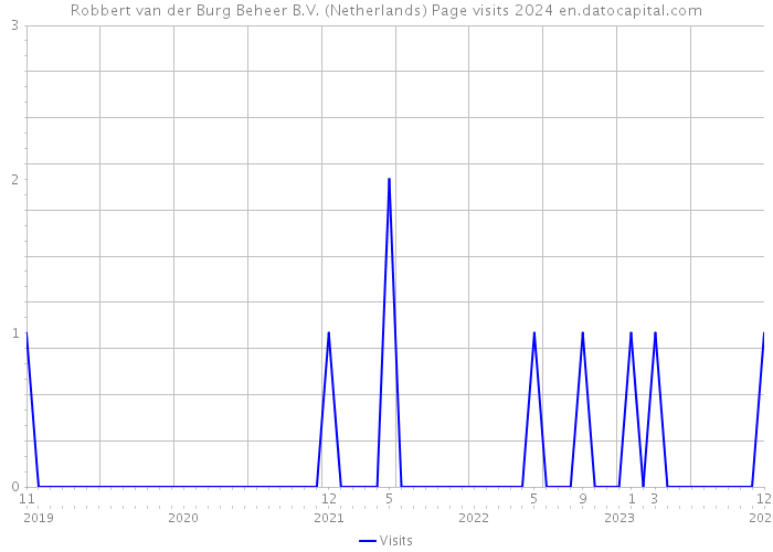 Robbert van der Burg Beheer B.V. (Netherlands) Page visits 2024 