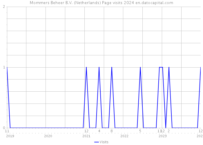 Mommers Beheer B.V. (Netherlands) Page visits 2024 
