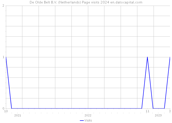 De Olde Belt B.V. (Netherlands) Page visits 2024 