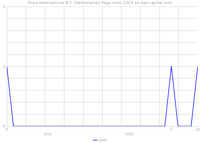 Rope International B.V. (Netherlands) Page visits 2024 
