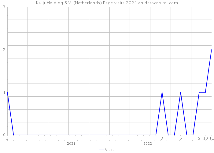 Kuijt Holding B.V. (Netherlands) Page visits 2024 
