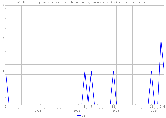W.E.K. Holding Kaatsheuvel B.V. (Netherlands) Page visits 2024 