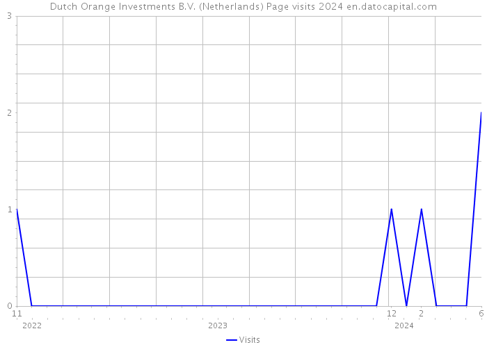Dutch Orange Investments B.V. (Netherlands) Page visits 2024 