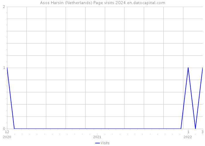 Asos Harsin (Netherlands) Page visits 2024 