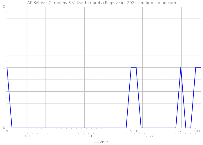 AP Beheer Company B.V. (Netherlands) Page visits 2024 