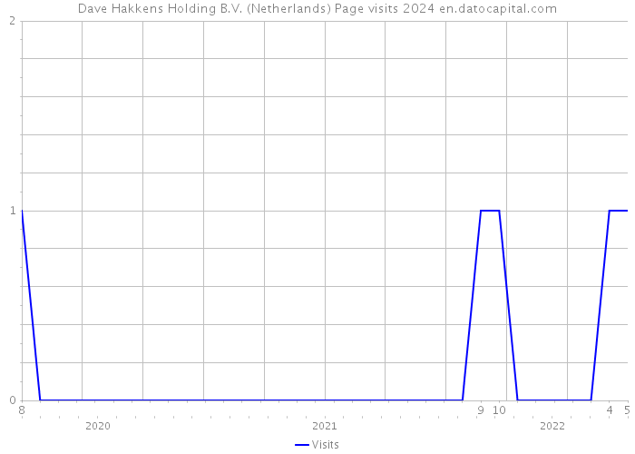 Dave Hakkens Holding B.V. (Netherlands) Page visits 2024 