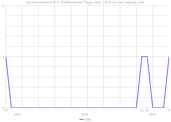Jes Investments B.V. (Netherlands) Page visits 2024 