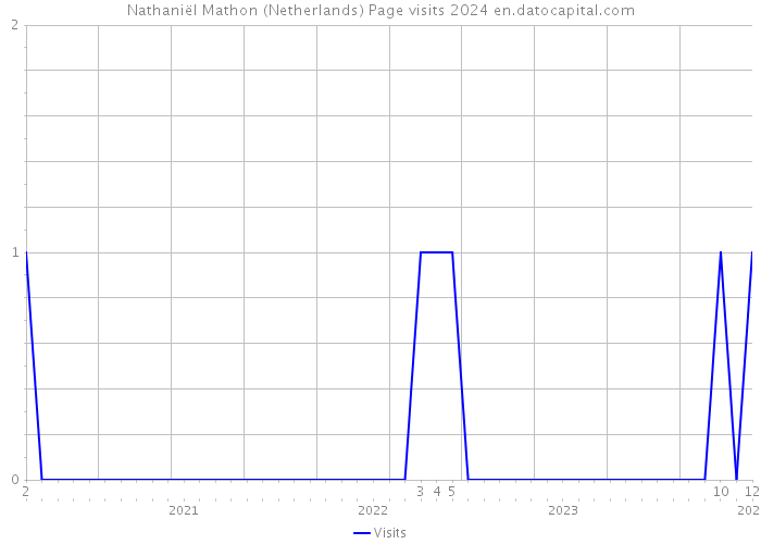 Nathaniël Mathon (Netherlands) Page visits 2024 