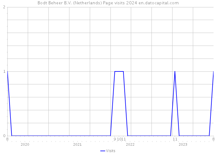 Bodt Beheer B.V. (Netherlands) Page visits 2024 