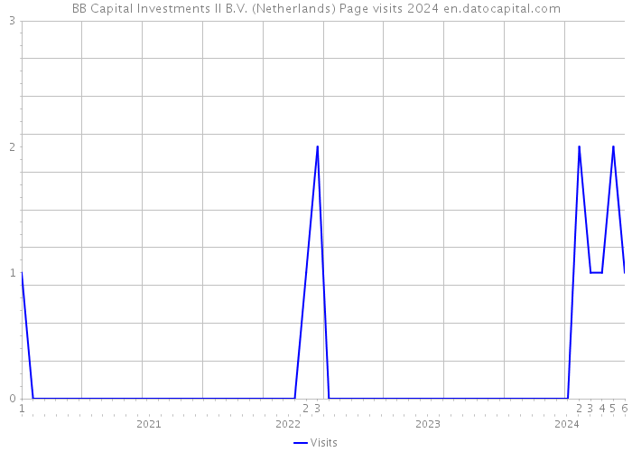 BB Capital Investments II B.V. (Netherlands) Page visits 2024 