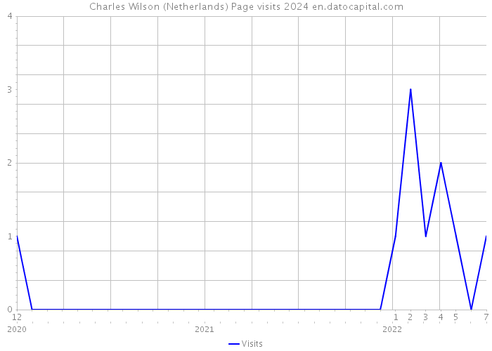 Charles Wilson (Netherlands) Page visits 2024 