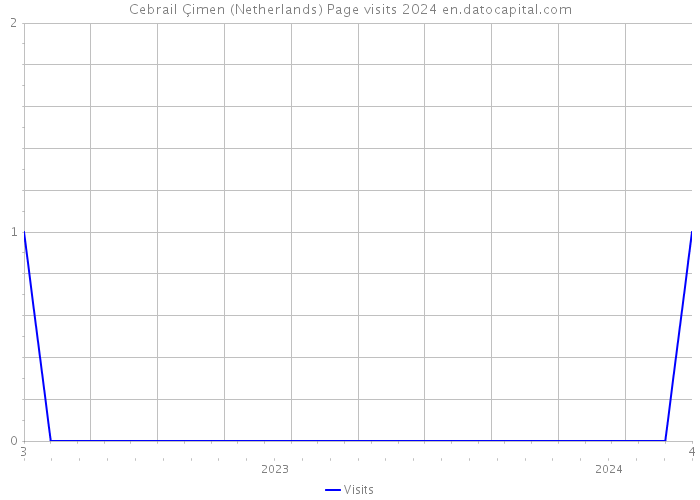 Cebrail Çimen (Netherlands) Page visits 2024 