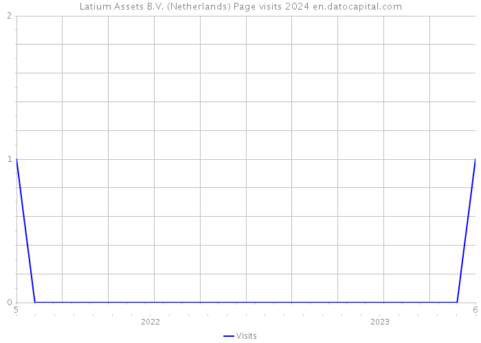 Latium Assets B.V. (Netherlands) Page visits 2024 
