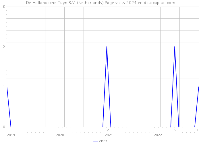 De Hollandsche Tuyn B.V. (Netherlands) Page visits 2024 
