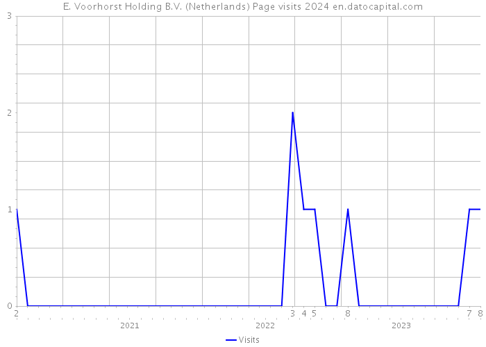 E. Voorhorst Holding B.V. (Netherlands) Page visits 2024 
