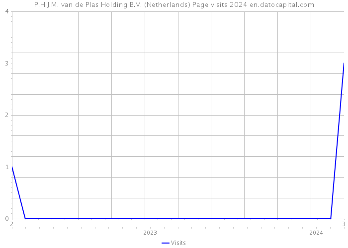 P.H.J.M. van de Plas Holding B.V. (Netherlands) Page visits 2024 