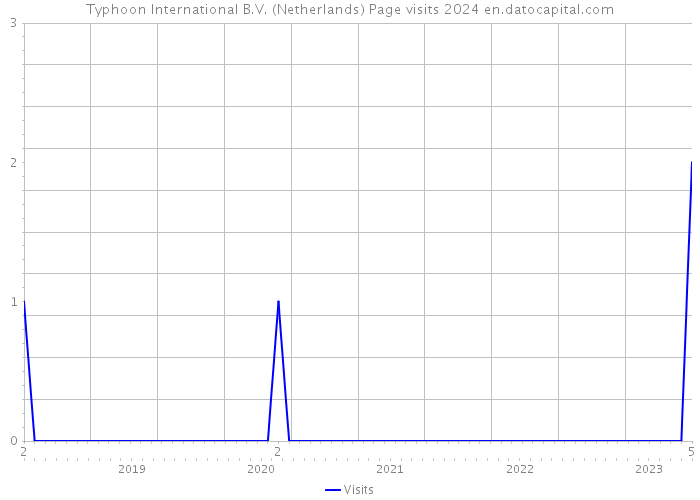 Typhoon International B.V. (Netherlands) Page visits 2024 