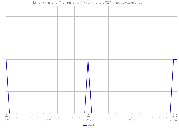 Luigi Pennella (Netherlands) Page visits 2024 