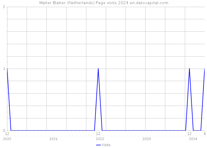 Walter Blatter (Netherlands) Page visits 2024 