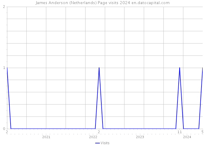 James Anderson (Netherlands) Page visits 2024 