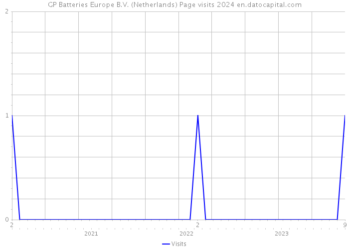 GP Batteries Europe B.V. (Netherlands) Page visits 2024 
