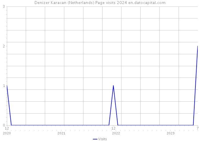 Denizer Karacan (Netherlands) Page visits 2024 