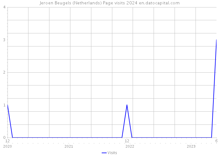Jeroen Beugels (Netherlands) Page visits 2024 