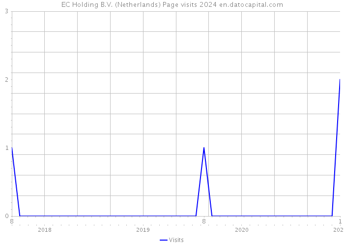 EC Holding B.V. (Netherlands) Page visits 2024 