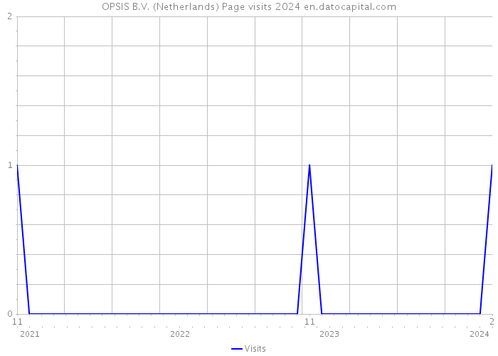 OPSIS B.V. (Netherlands) Page visits 2024 
