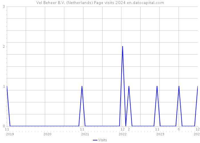 Vel Beheer B.V. (Netherlands) Page visits 2024 