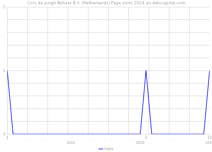 Cors de Jongh Beheer B.V. (Netherlands) Page visits 2024 