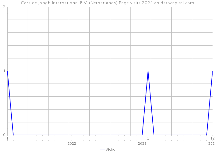 Cors de Jongh International B.V. (Netherlands) Page visits 2024 