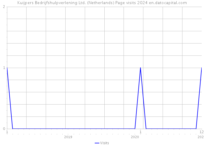 Kuijpers Bedrijfshulpverlening Ltd. (Netherlands) Page visits 2024 