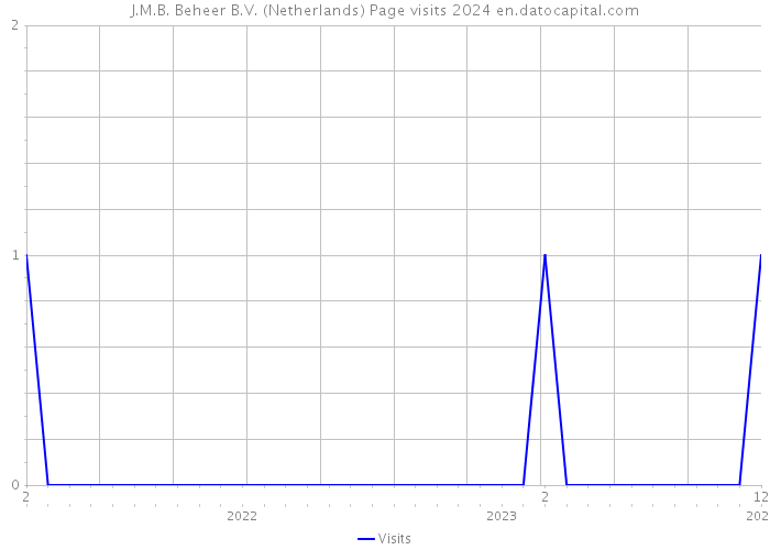 J.M.B. Beheer B.V. (Netherlands) Page visits 2024 