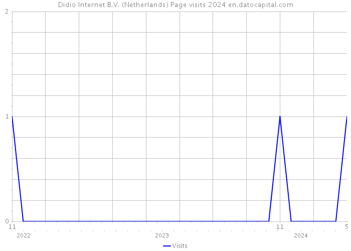 Didio Internet B.V. (Netherlands) Page visits 2024 