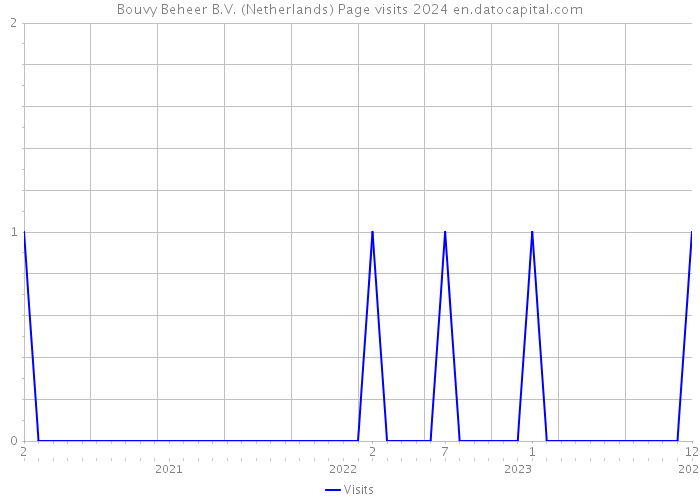 Bouvy Beheer B.V. (Netherlands) Page visits 2024 