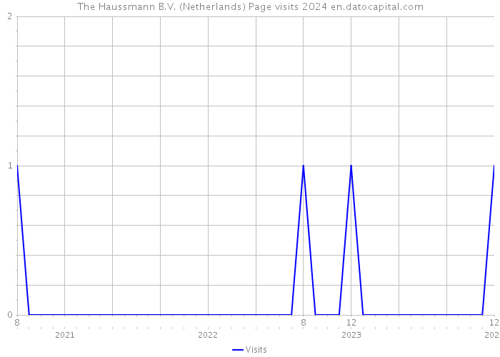 The Haussmann B.V. (Netherlands) Page visits 2024 
