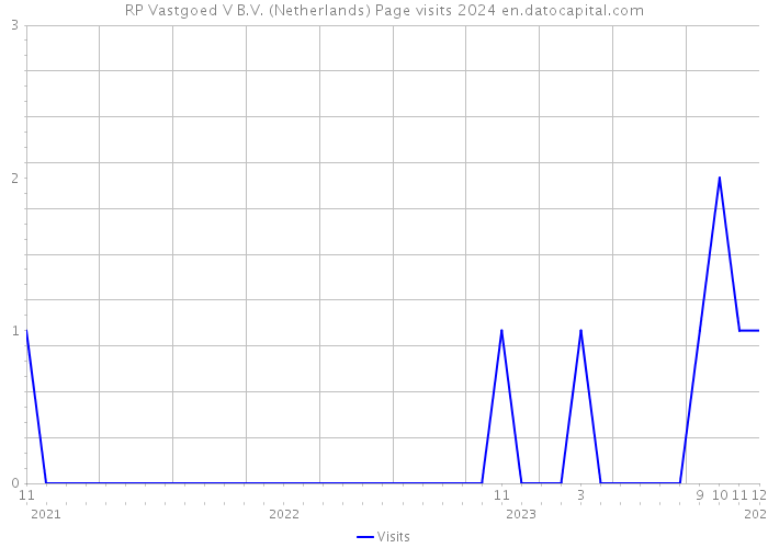 RP Vastgoed V B.V. (Netherlands) Page visits 2024 