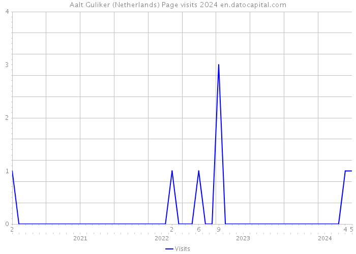 Aalt Guliker (Netherlands) Page visits 2024 