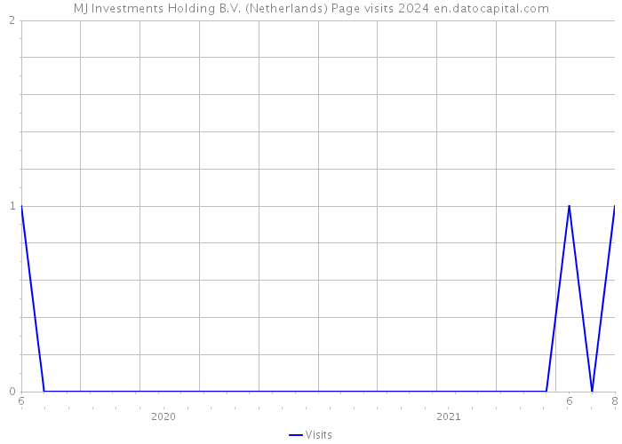 MJ Investments Holding B.V. (Netherlands) Page visits 2024 