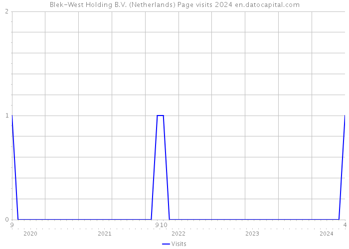 Blek-West Holding B.V. (Netherlands) Page visits 2024 
