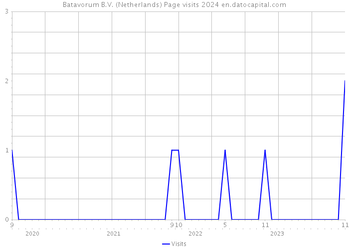 Batavorum B.V. (Netherlands) Page visits 2024 